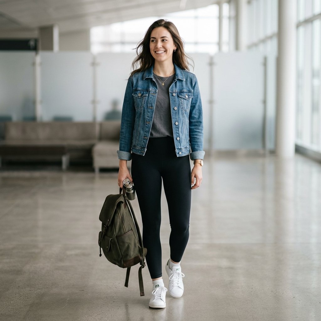 Travel Jean Jacket Outfit Ideas