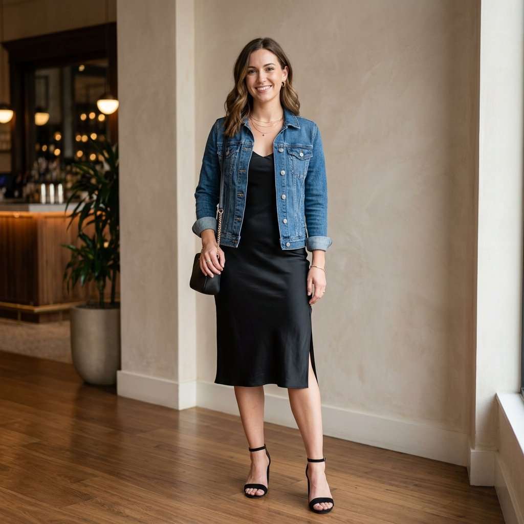 Date Night Jean Jacket Outfit Ideas