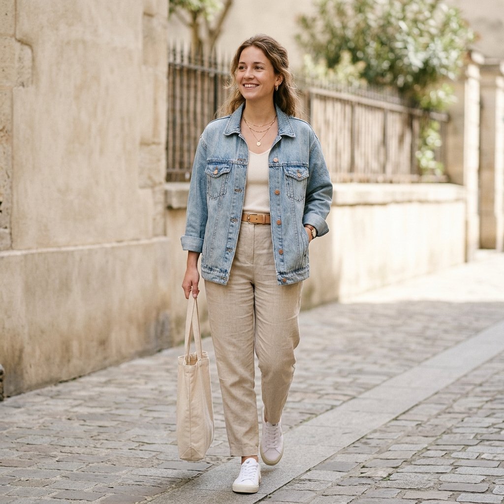 Light Wash Jean Jacket Outfit Ideas