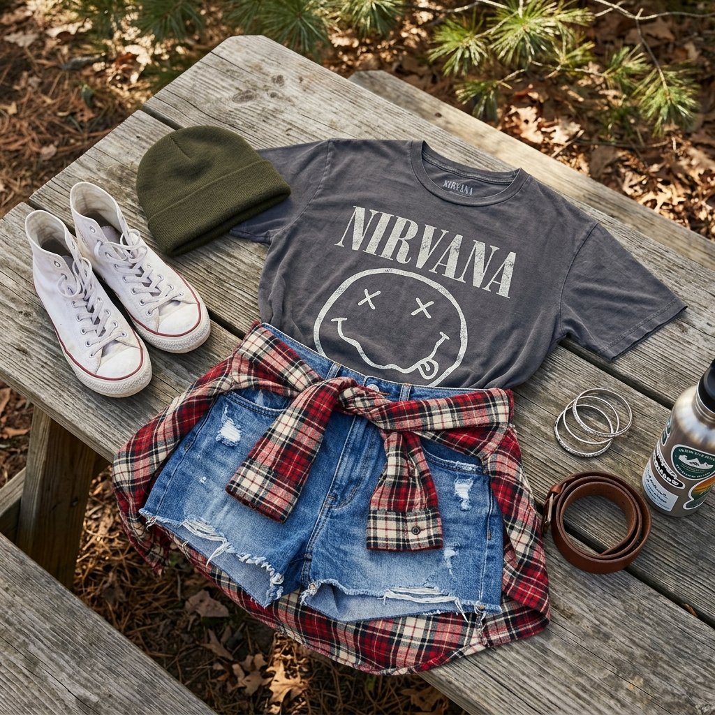 Flannel Wrap Morgan Wallen Concert Outfit Ideas