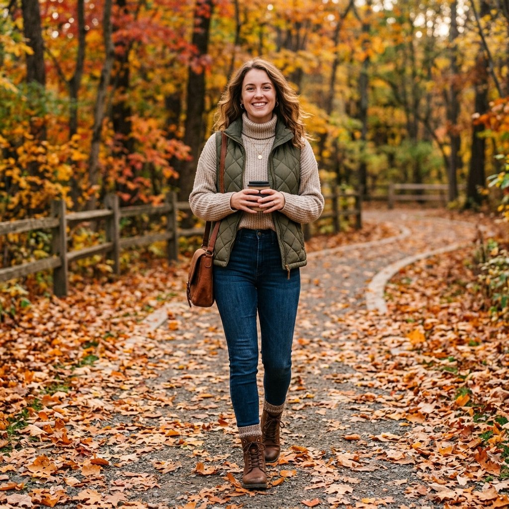 Vest Outfit Ideas For Fall