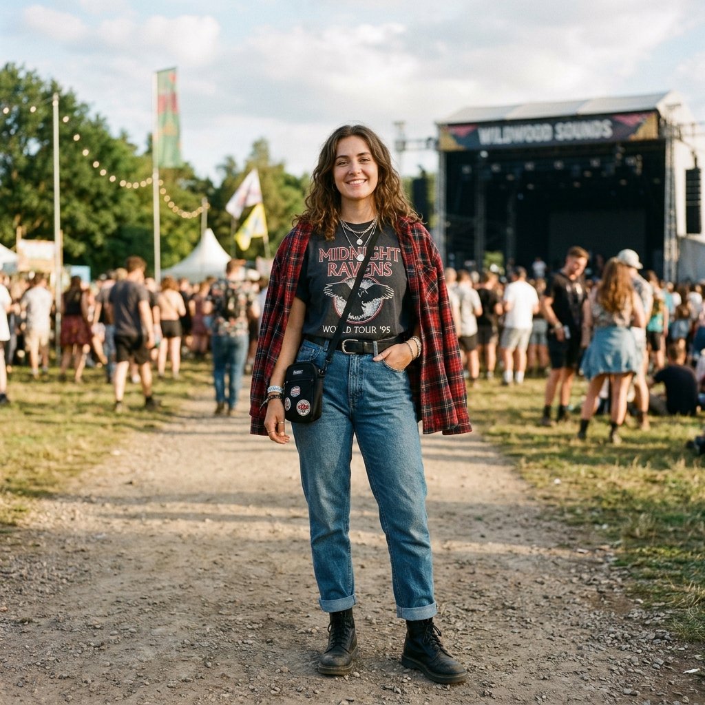 32 Country Concert Outfits: Ideas That Bring Bold Western Style to Life 13 Graphic Band Tee Ideas