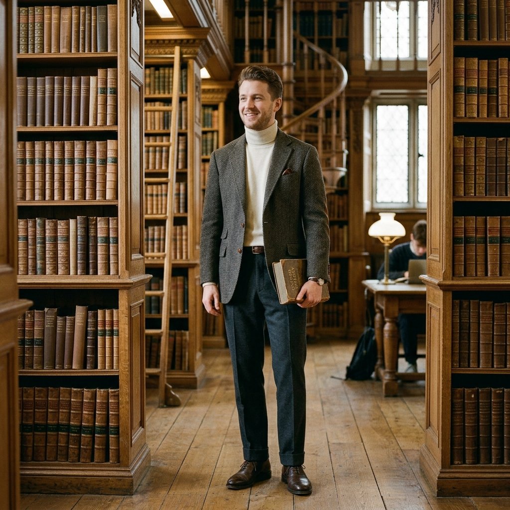 32 Dark Academia Outfits Ideas for a Timeless, Bookish Wardrobes 21 Herringbone Blazer Ideas