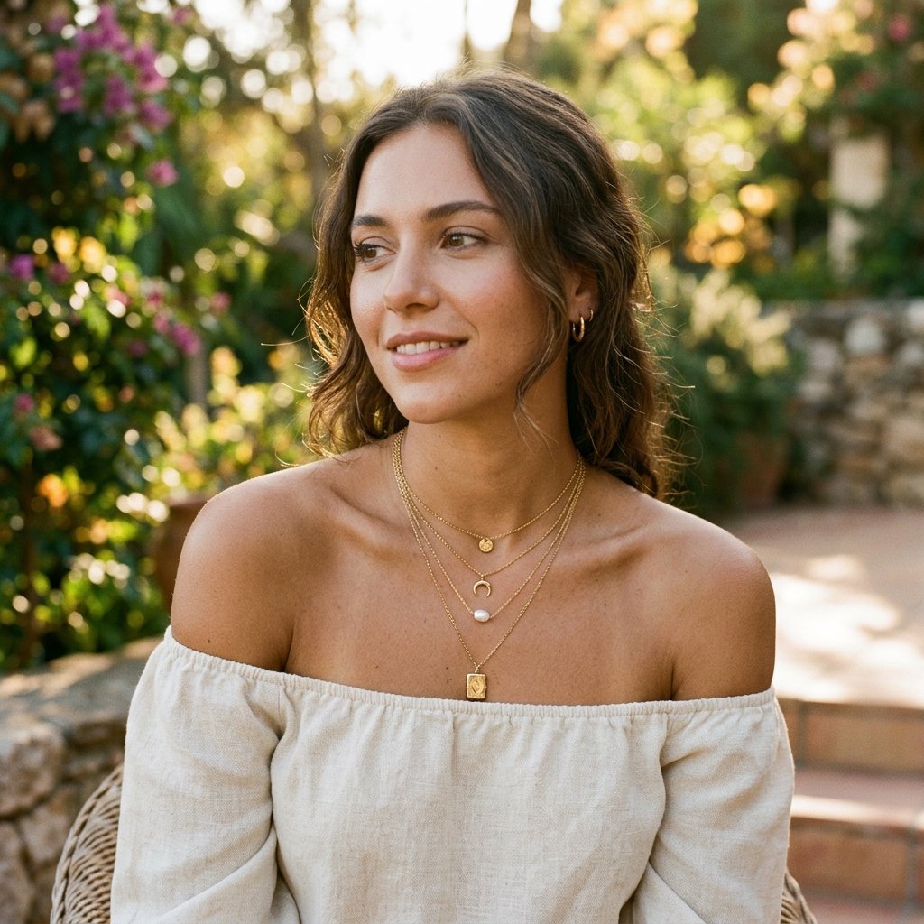 32 Country Concert Outfits: Ideas That Bring Bold Western Style to Life 19 Layered Necklace Ideas