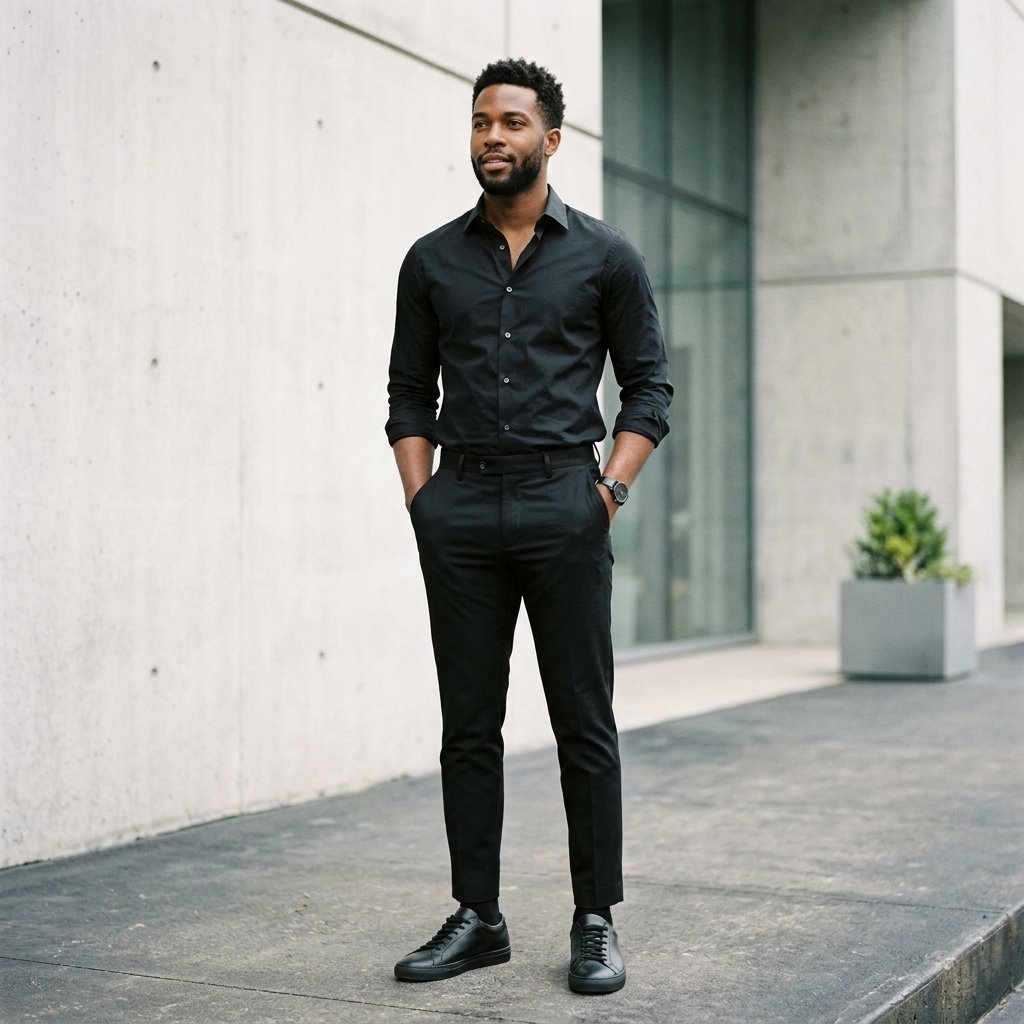 All Black Outfit Ideas For Men