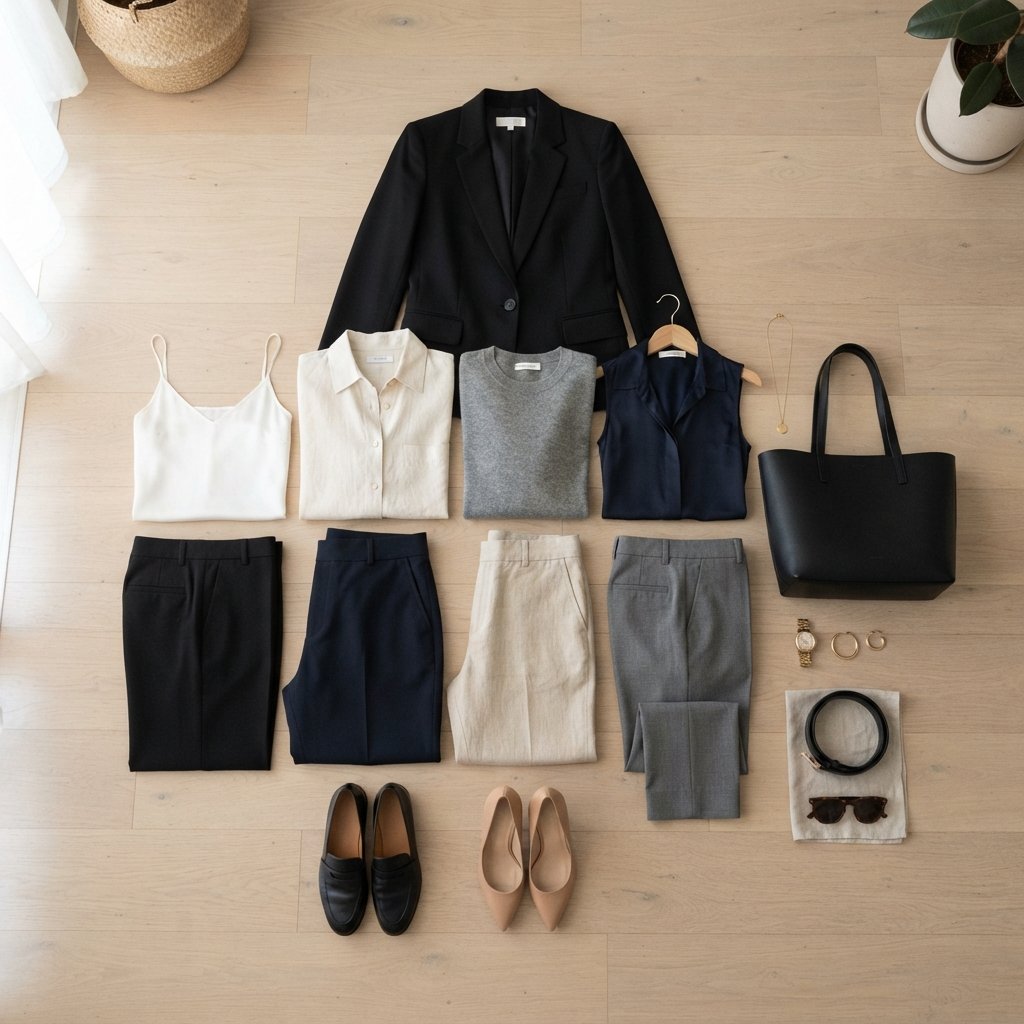 Capsule Wardrobe Outfit Ideas for Work