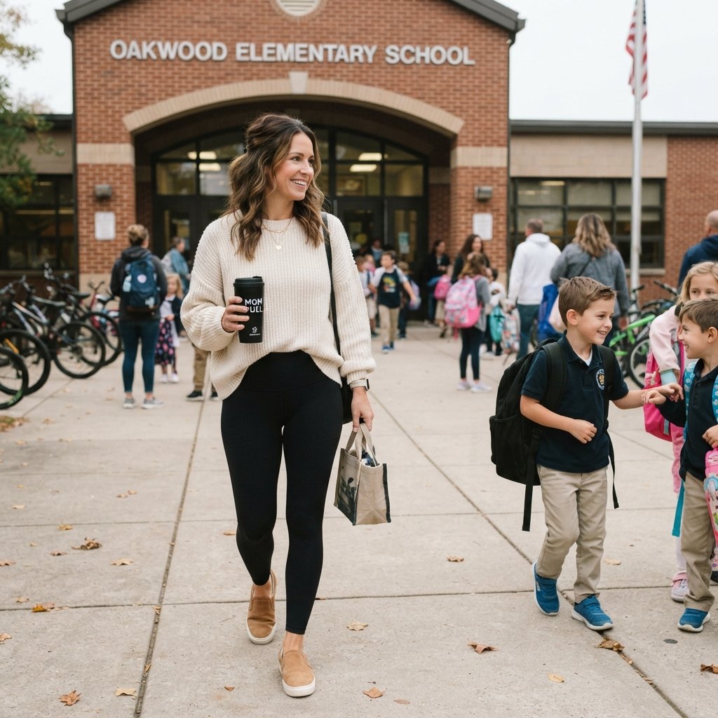 32 Effortless Mom Outfits Ideas: for covering everyday style 3 Mom Outfit Ideas for School Drop-Off
