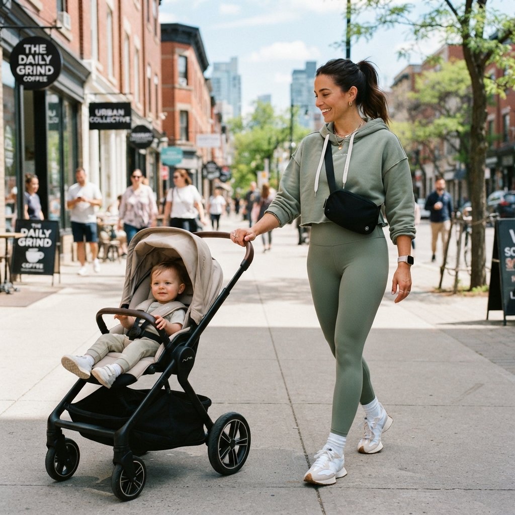 32 Effortless Mom Outfits Ideas: for covering everyday style 6 Athleisure Mom Outfit Ideas