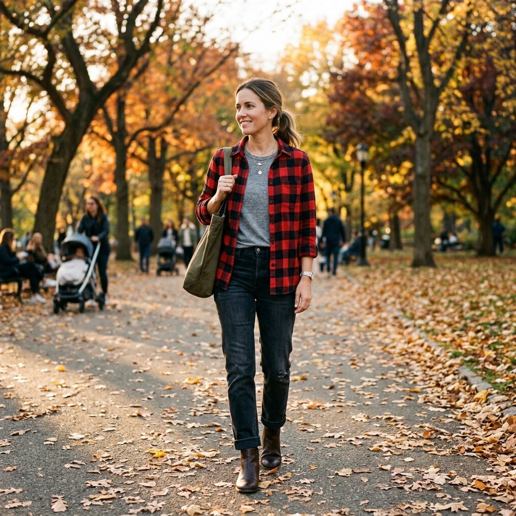 32 Effortless Mom Outfits Ideas: for covering everyday style 12 Layered Mom Outfits Ideas for Fall