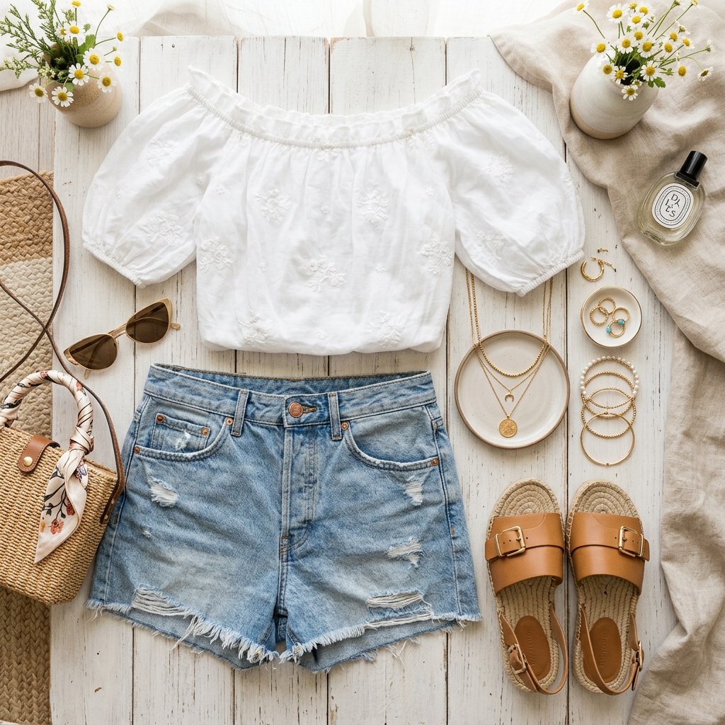 Off Shoulder Top Morgan Wallen Concert Outfit Ideas
