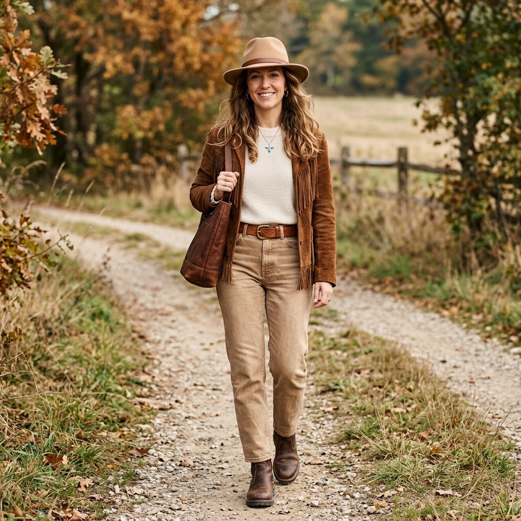 32 Country Concert Outfits: Ideas That Bring Bold Western Style to Life 31 Neutral Palette Outfit Ideas