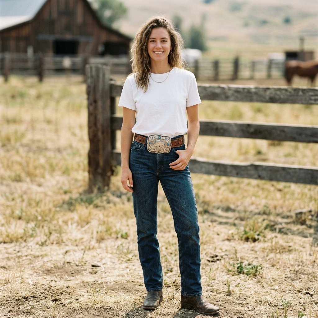 32 Country Concert Outfits: Ideas That Bring Bold Western Style to Life 5 Western Belt Buckle Country Concert Outfits