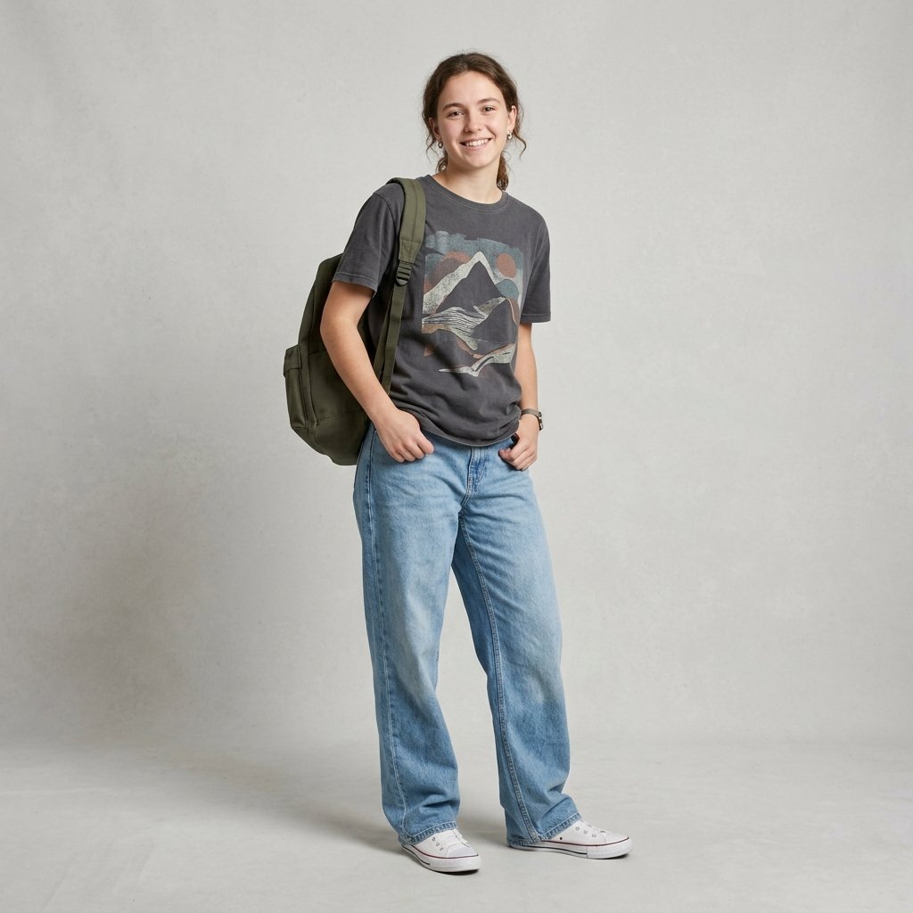 32 Baggy Jeans Outfits Ideas: Chic Ways to Look Effortlessly Trendy 33 Baggy Jeans for Casual School Ideas