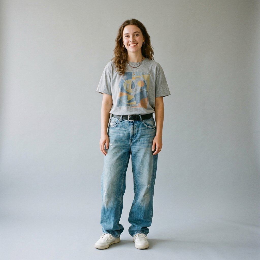 32 Baggy Jeans Outfits Ideas: Chic Ways to Look Effortlessly Trendy 4 Baggy Jeans with Graphic Tee Ideas