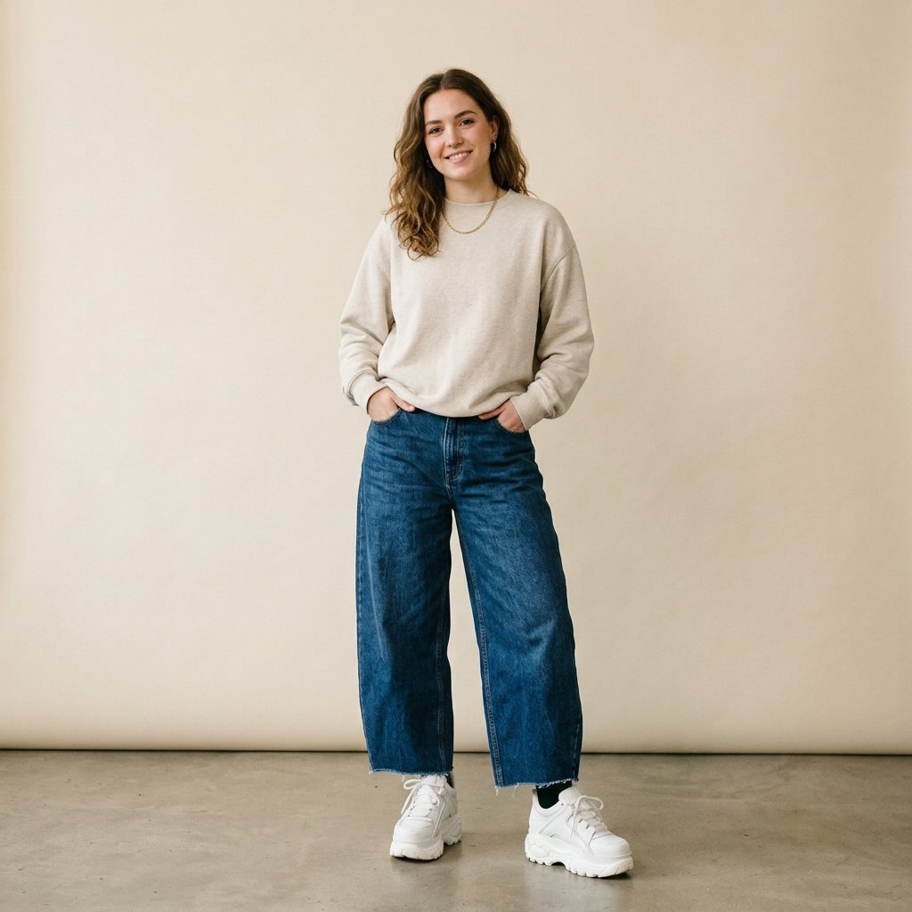 32 Baggy Jeans Outfits Ideas: Chic Ways to Look Effortlessly Trendy 7 Baggy Jeans Outfits with Sneakers Ideas