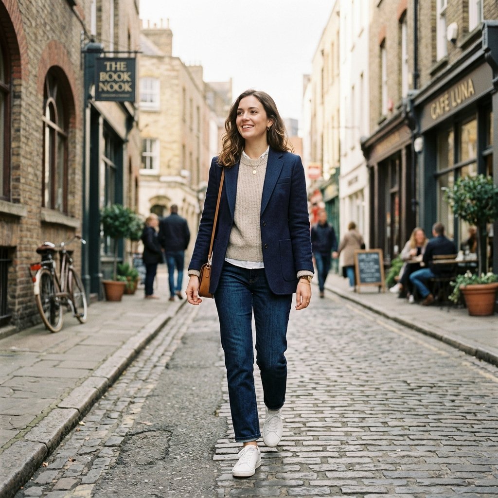 32 Best Casual Winter Outfits Ideas for a Cozy & Stylish Look 33 Casual Blazer and Sweater Idea