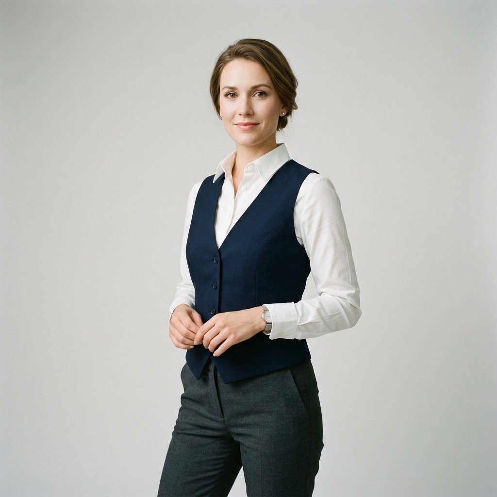 32 Stylish White Shirt Outfits for Every Occasion 26 White Shirt with Blazer Vest Ideas