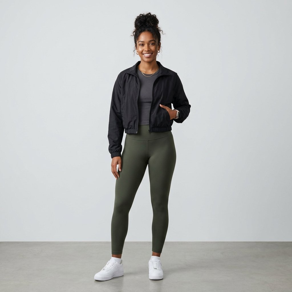 32 Cozy Leggings Outfits for Every Season 30 Leggings with Cropped Jacket Ideas