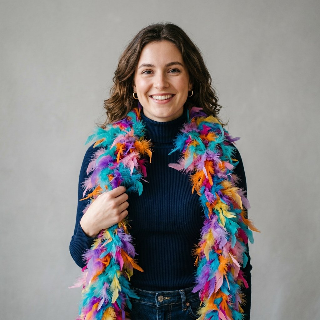 Feather Boa Styling Disco Outfit Ideas