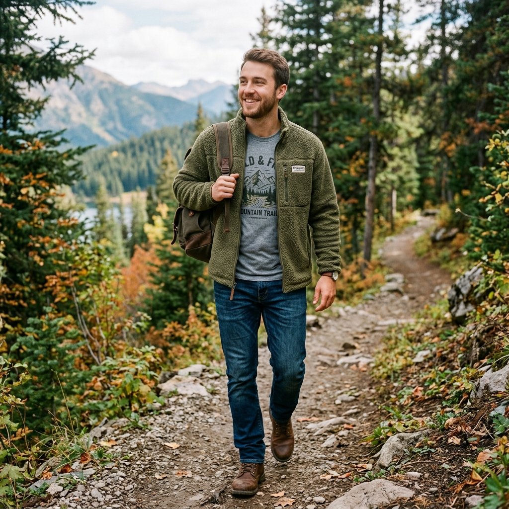 32 Best Casual Winter Outfits Ideas for a Cozy & Stylish Look 13 Fleece Jacket Casual Idea