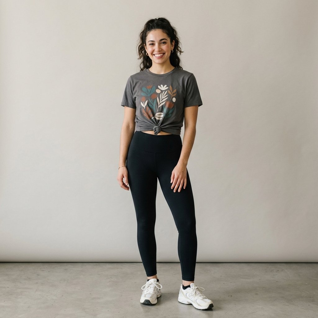 32 Cozy Leggings Outfits for Every Season 4 Leggings with Graphic Tee Ideas