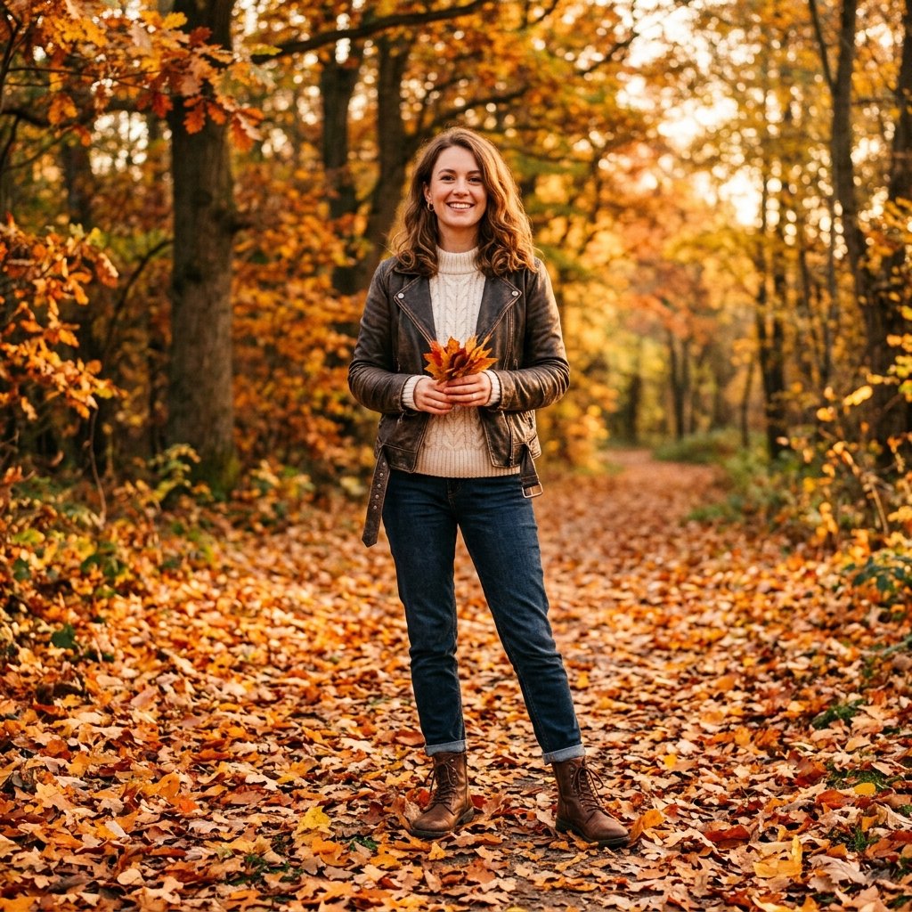 Fall Leather Jacket Outfit Ideas