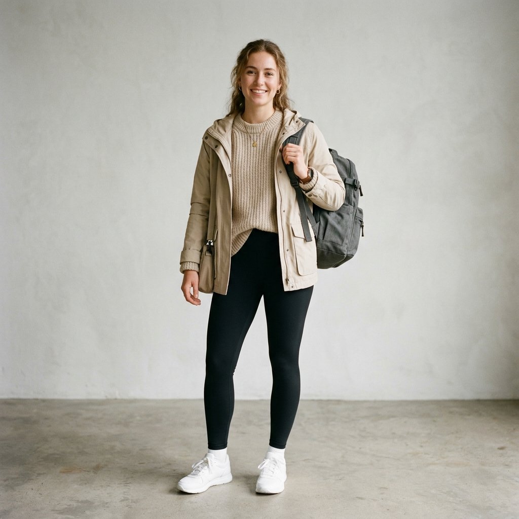 32 Cozy Leggings Outfits for Every Season 32 Leggings for Travel Outfit Ideas