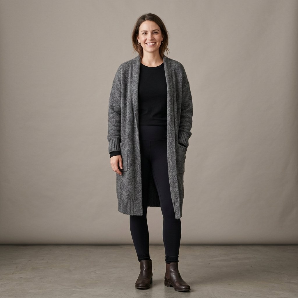 Longline Cardigan Outfit Ideas