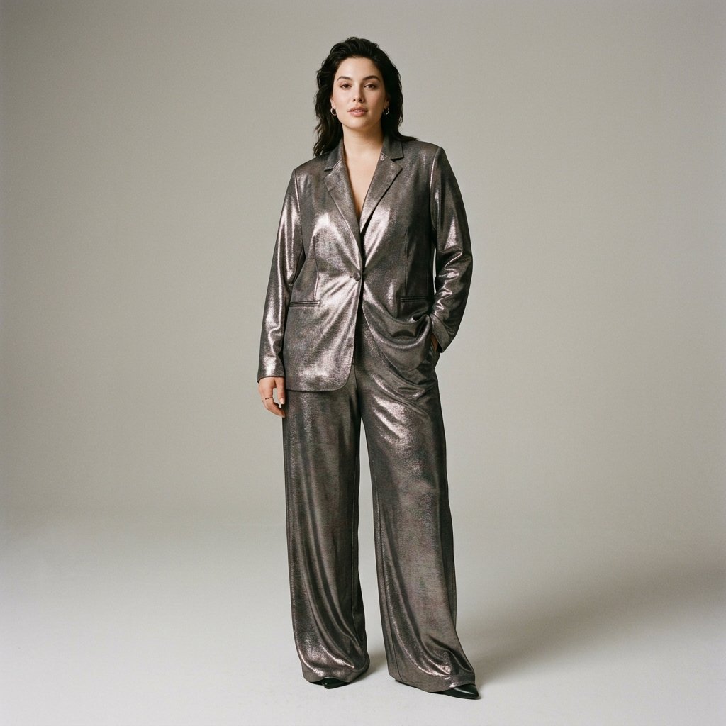 Wide Leg Pantsuit Disco Outfit Ideas