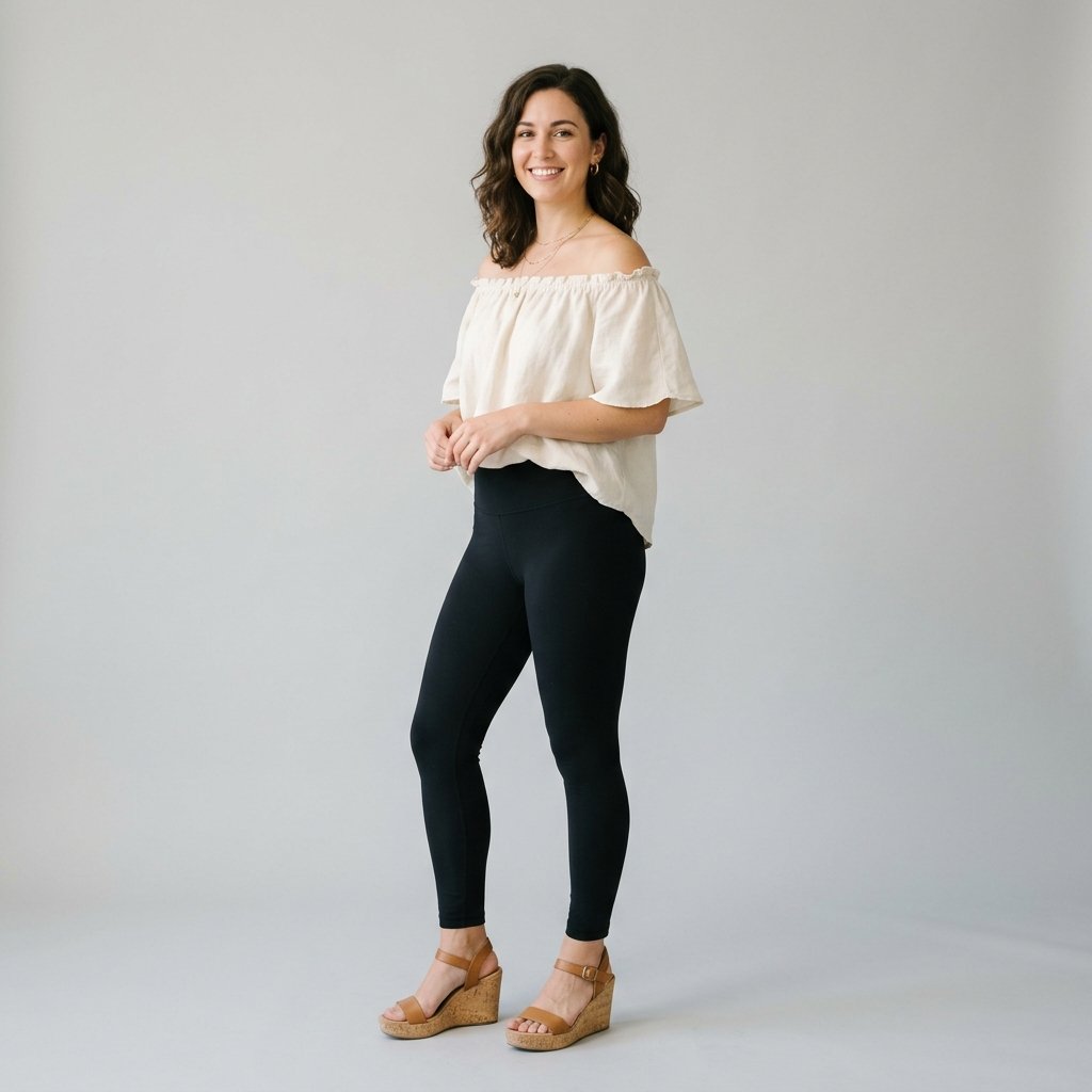 32 Cozy Leggings Outfits for Every Season 12 Leggings with Off Shoulder Top Ideas