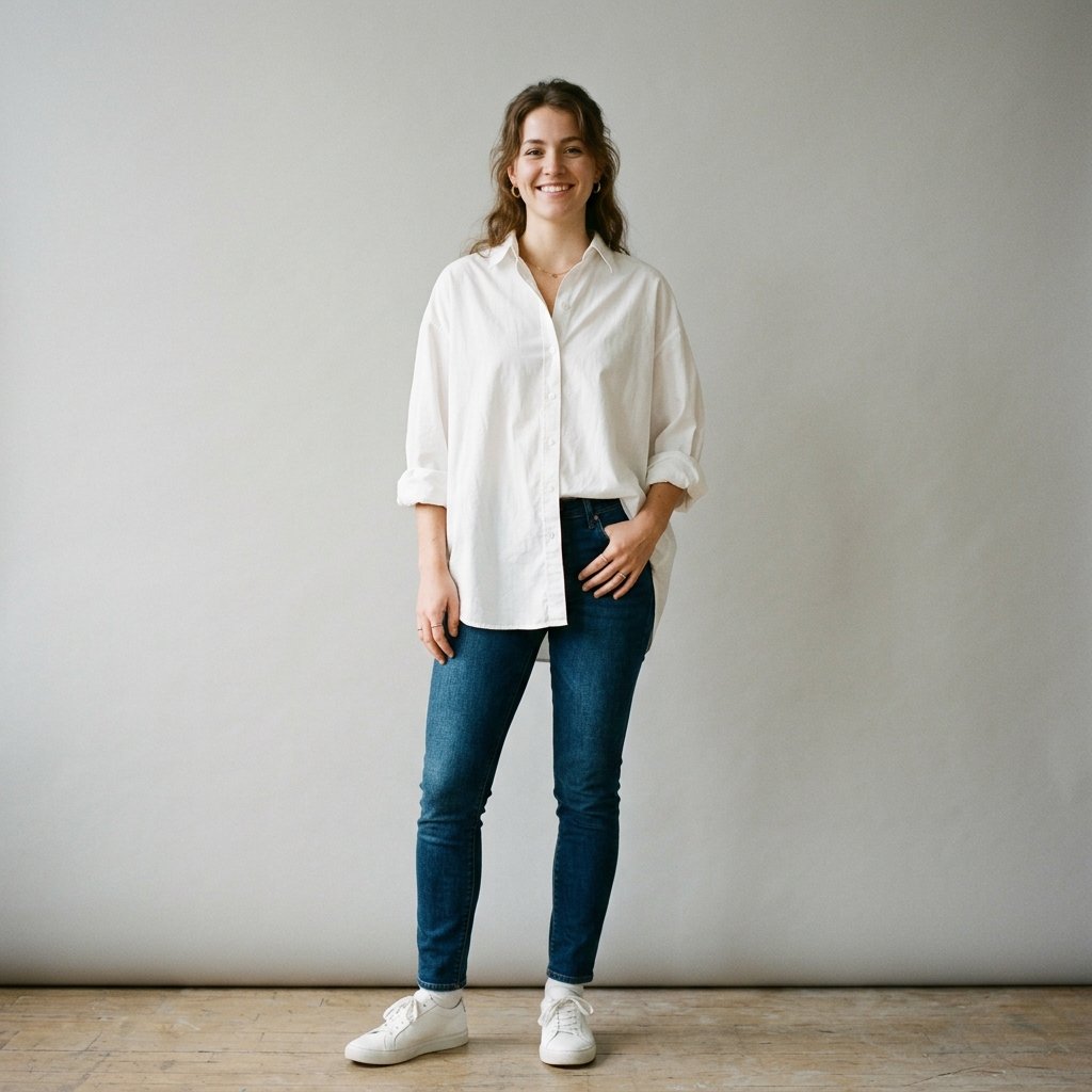 32 Stylish White Shirt Outfits for Every Occasion 6 Oversized White Shirt Outfits Ideas