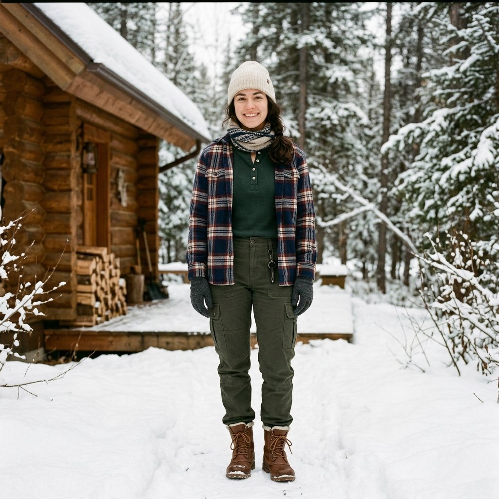 32 Best Casual Winter Outfits Ideas for a Cozy & Stylish Look 16 Thermal Layering Idea