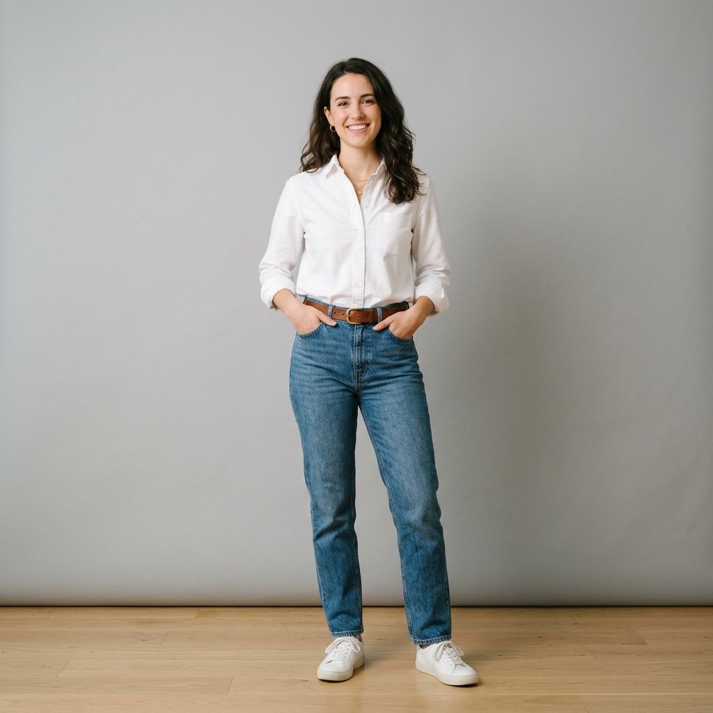 32 Stylish White Shirt Outfits for Every Occasion 2 White Shirt with Denim Jeans Ideas