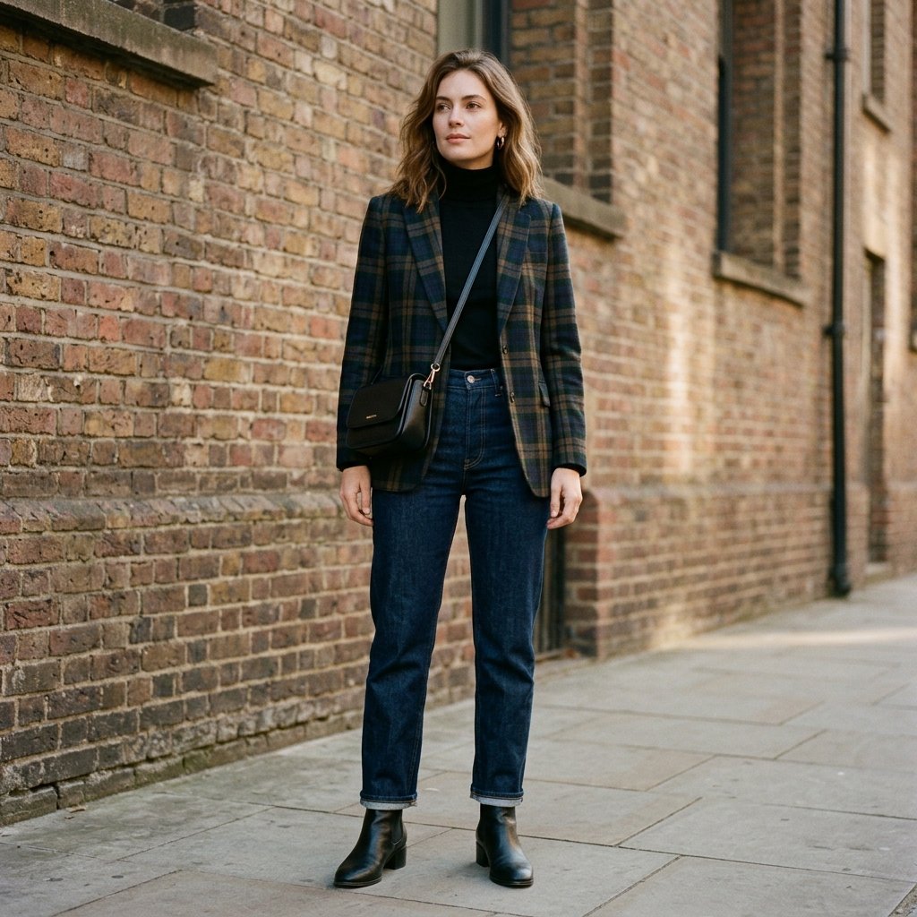 Plaid Blazer Outfit Ideas