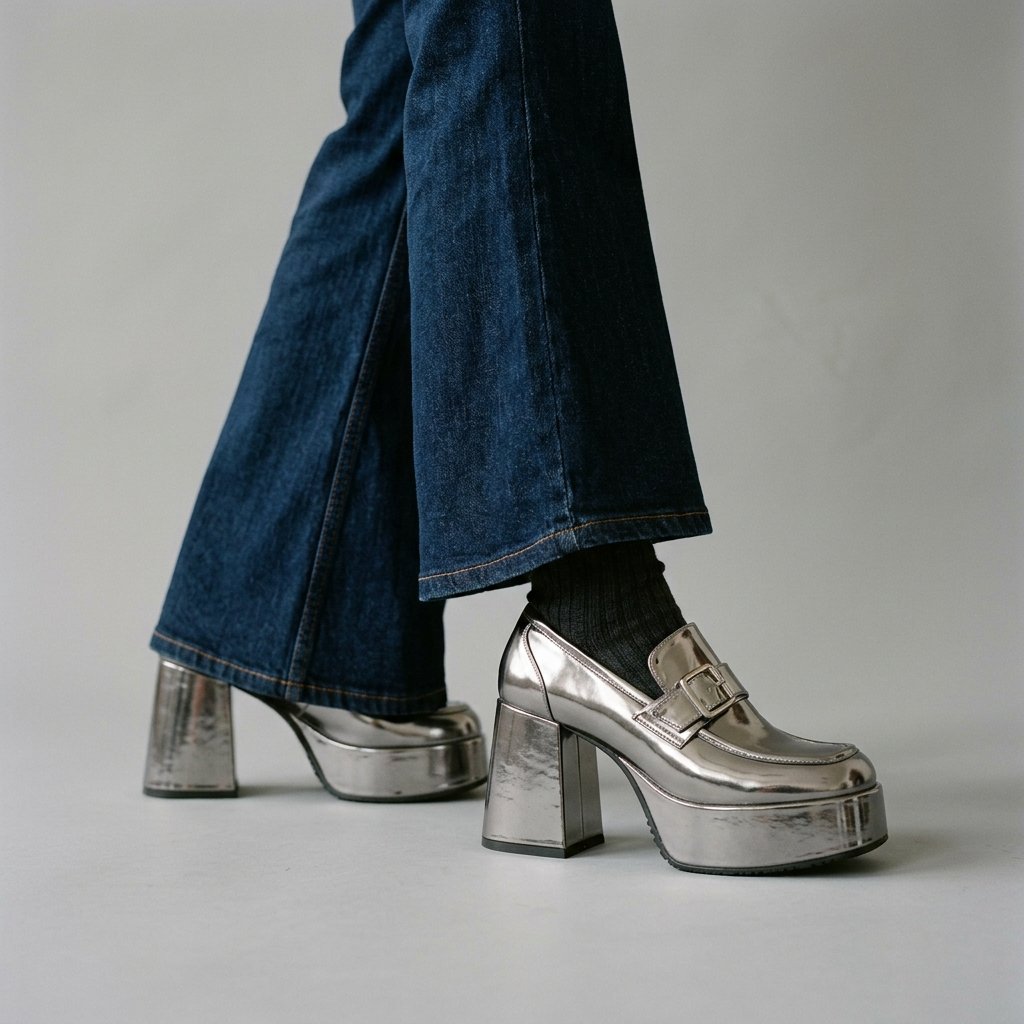 Platform Shoe Styling Disco Outfit Ideas