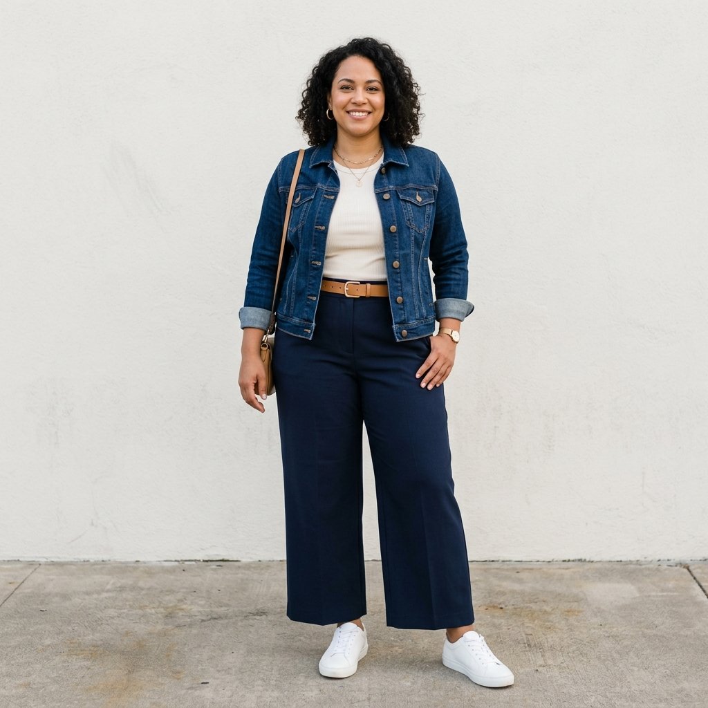 Plus Size Jean Jacket Outfit Ideas