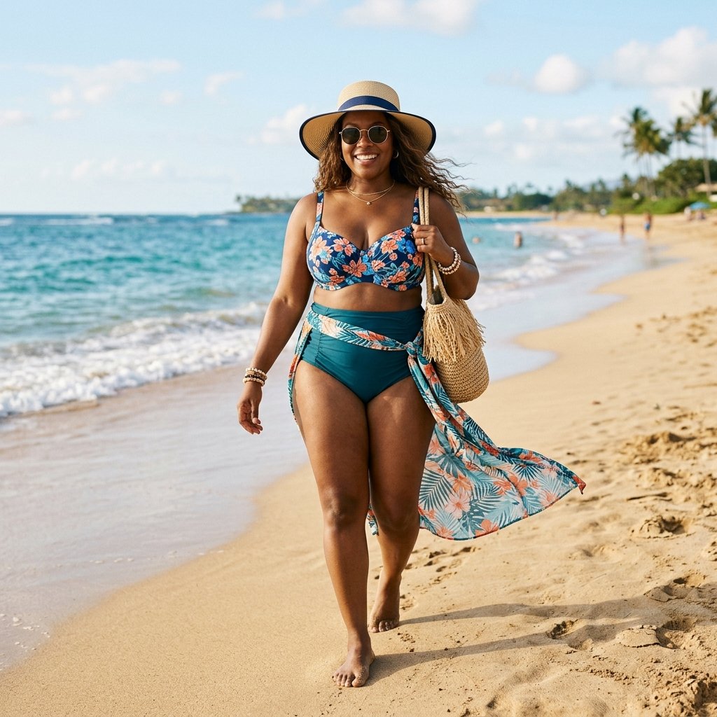 Plus Size Beach Outfits Ideas