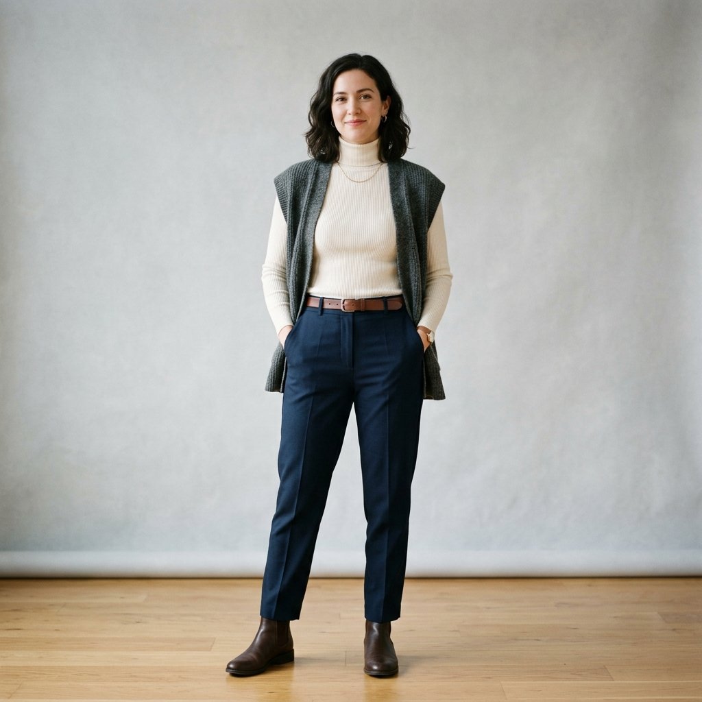 Sleeveless Cardigan Outfit Ideas