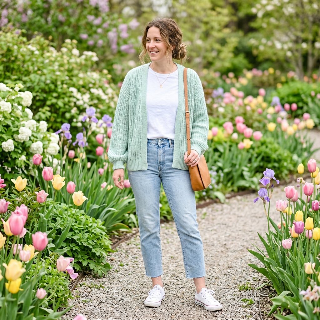 32 Effortless Mom Outfits Ideas: for covering everyday style 13 Mom Outfits Ideas for Spring