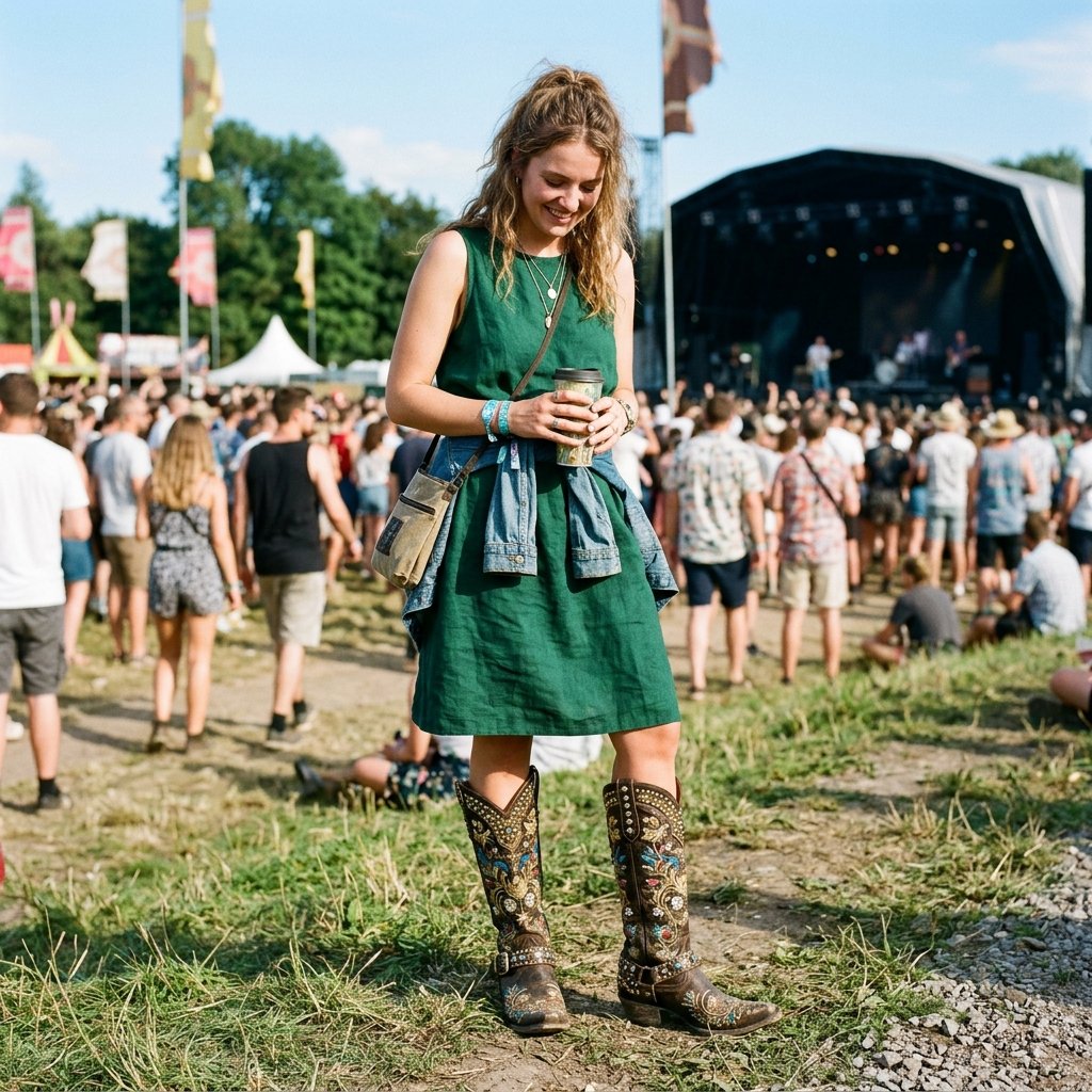 32 Country Concert Outfits: Ideas That Bring Bold Western Style to Life 11 Statement Boot Country Concert Outfits