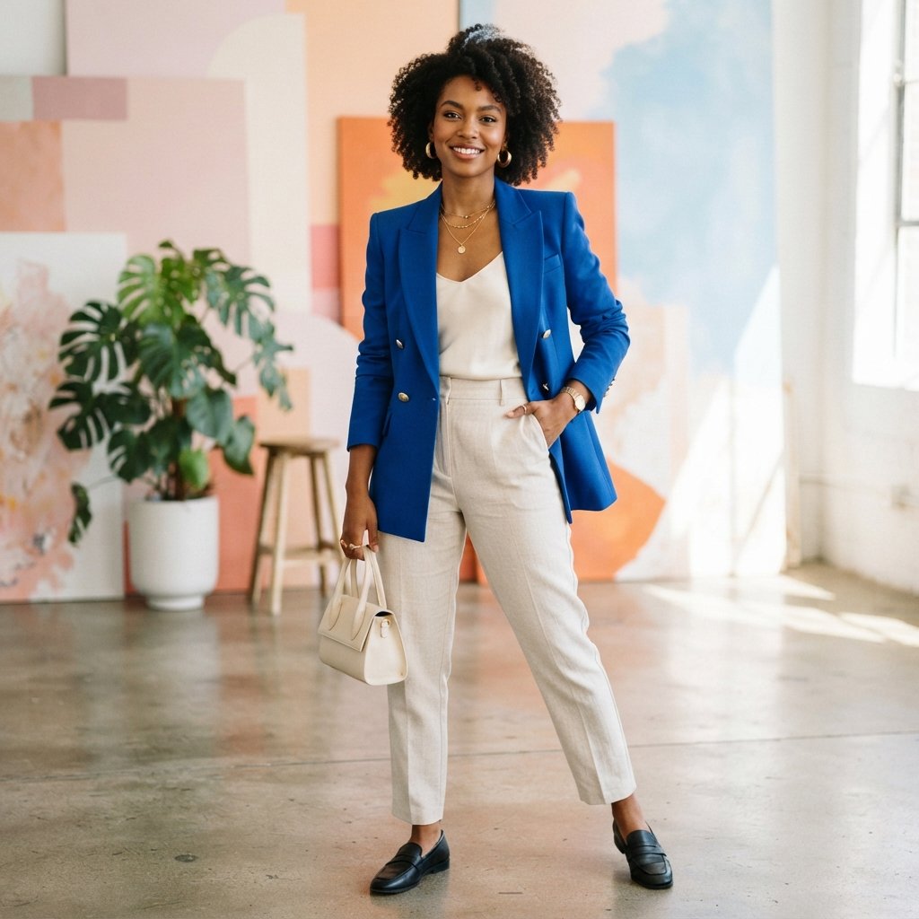 Colorful Blazer Outfit Ideas