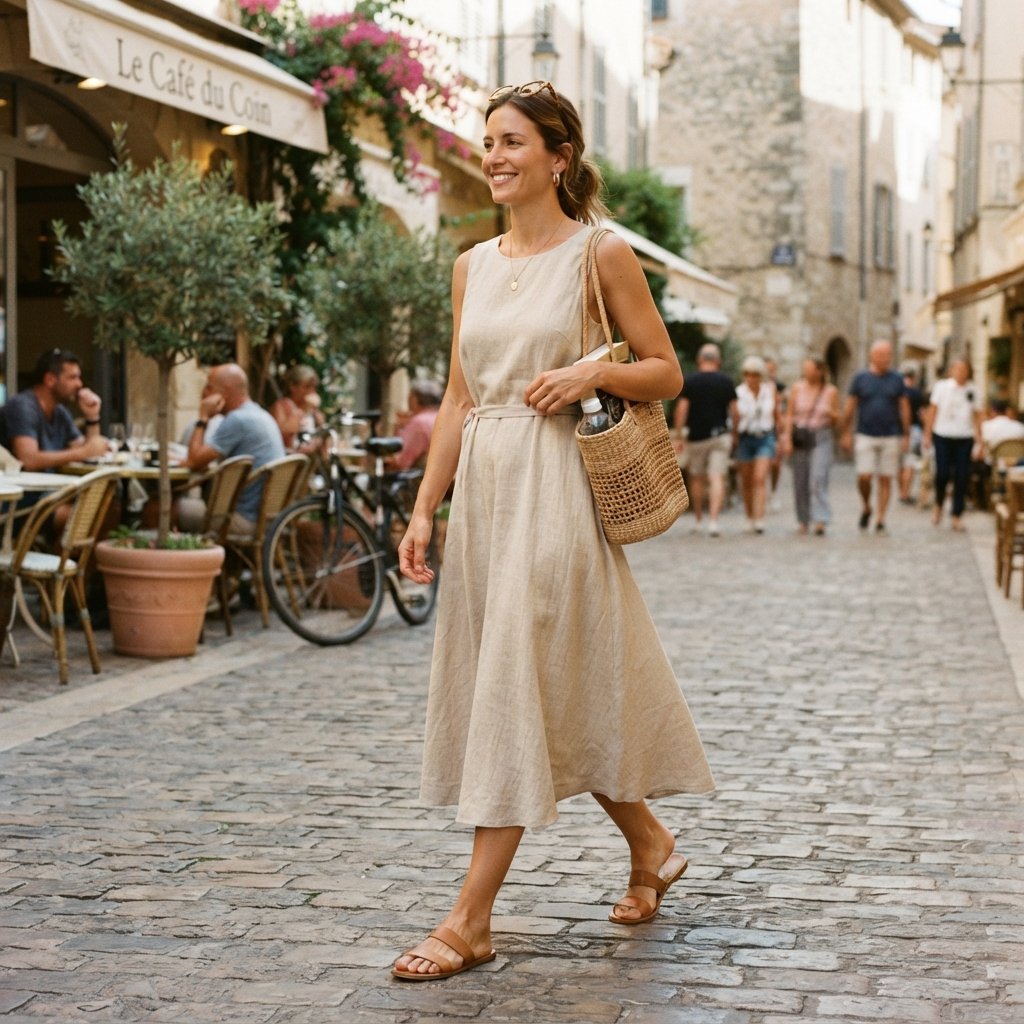 Linen Midi Dress Ideas