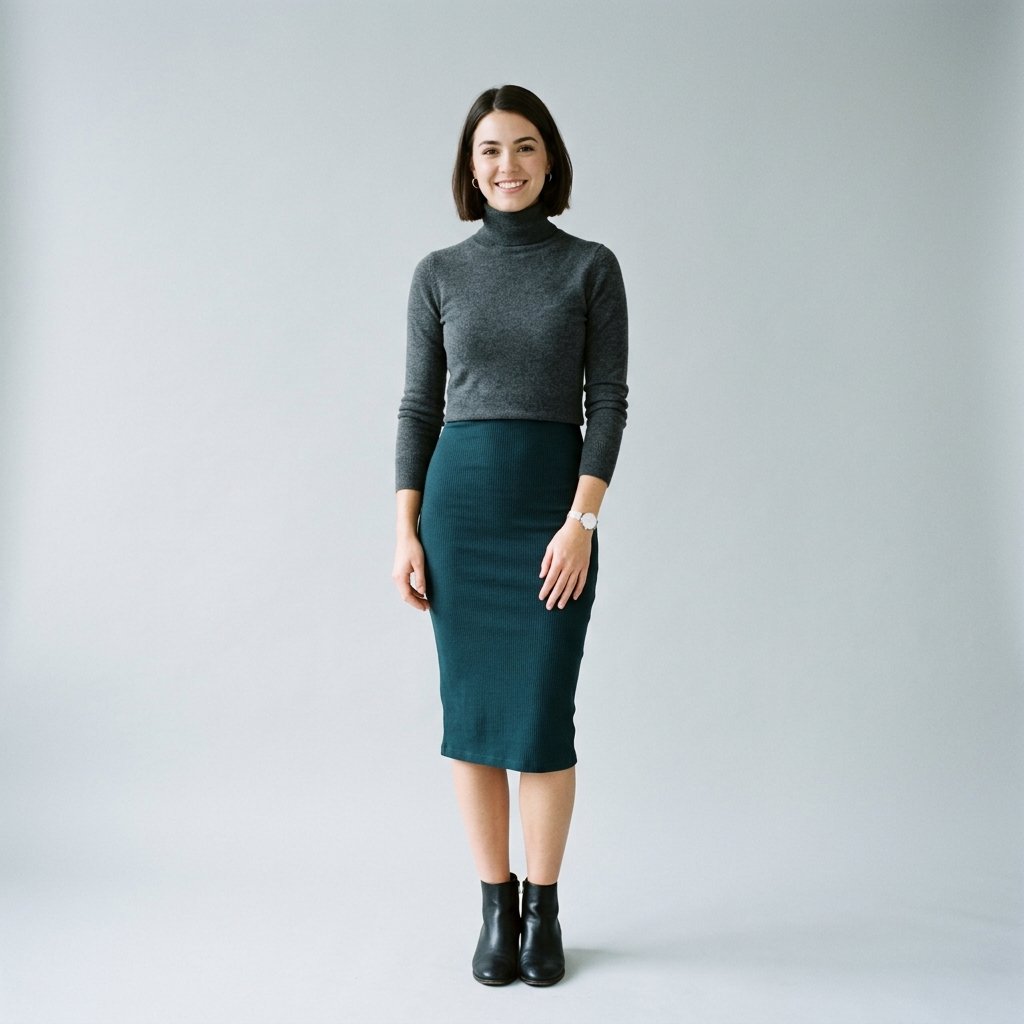 32 Sweater Over Dress Ideas: A Complete Style Guide 4 Turtleneck Sweater Over Dress Sleeveless