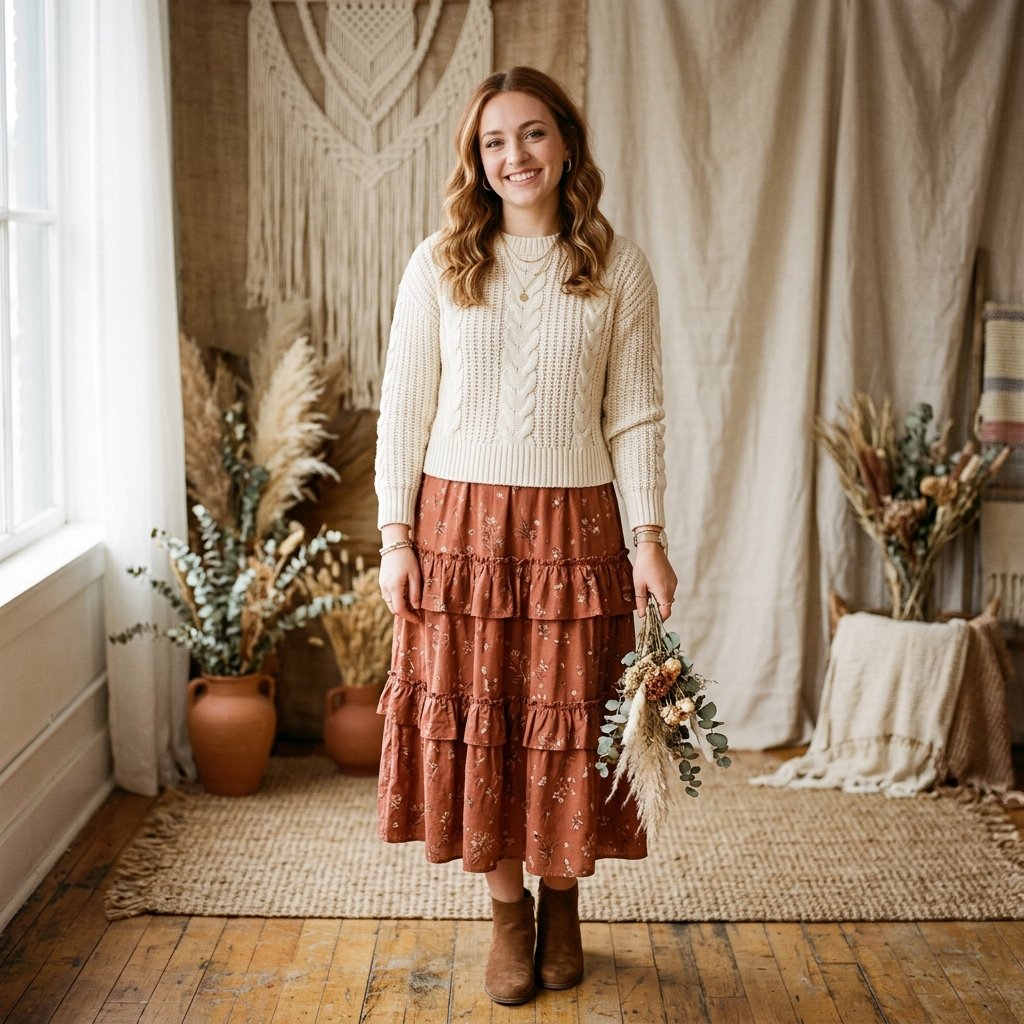 32 Sweater Over Dress Ideas: A Complete Style Guide 33 Layered Sweater Over Dress Tiered