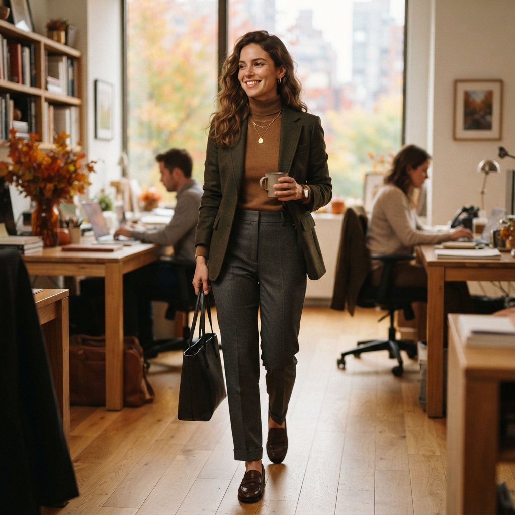 Knitwear Office Outfit 