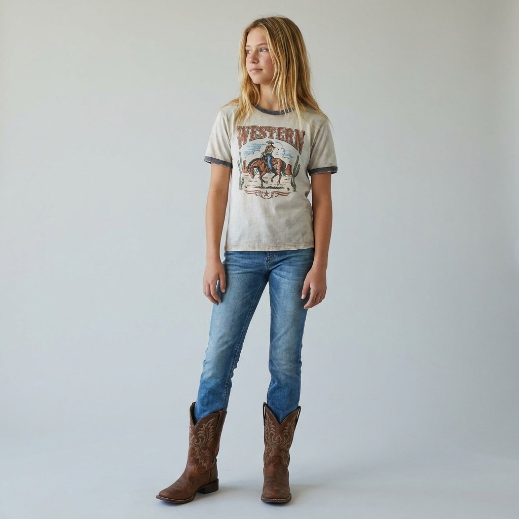 Rodeo Outfit Idea for Teens