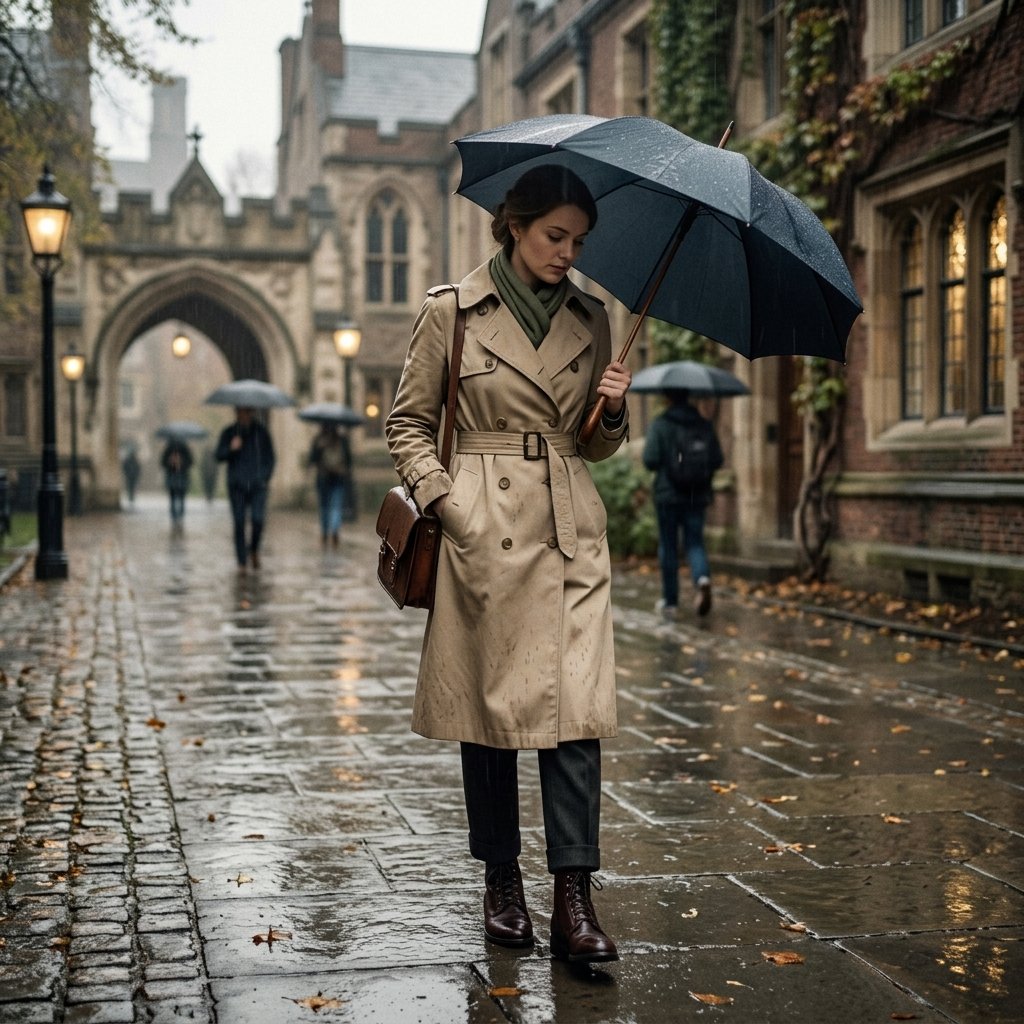 32 Dark Academia Outfits Ideas for a Timeless, Bookish Wardrobes 16 Trench Coat Styling Ideas