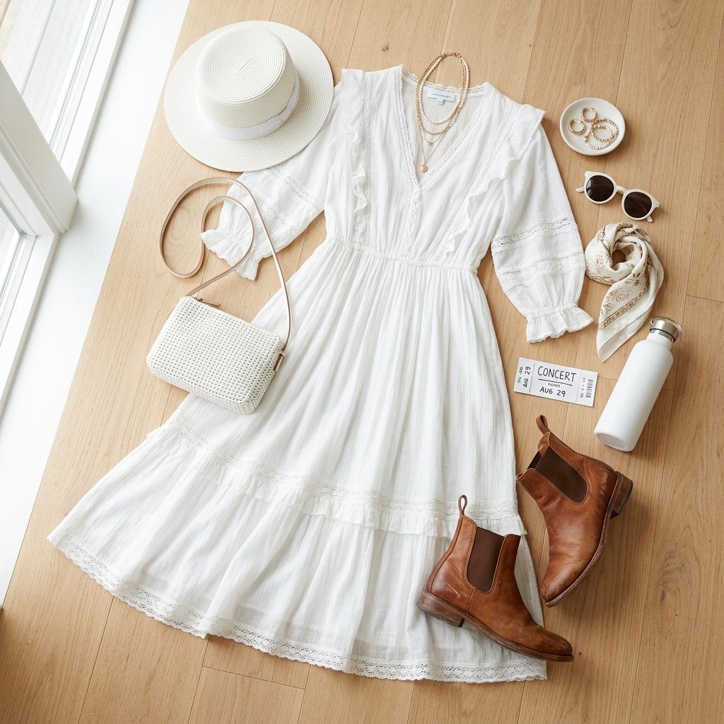 All White Morgan Wallen Concert Outfit Ideas