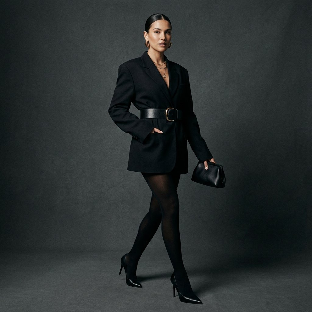 All Black Outfit Ideas With Blazers