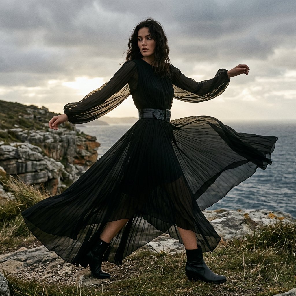 All Black Outfit Ideas For Photoshoots